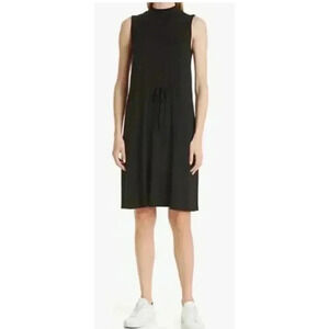 NWT Eileen Fisher Jersey Mock Neck Dress size Medium
